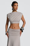 Amara Top - Light Grey