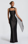 Calanthe Maxi Dress - Black
