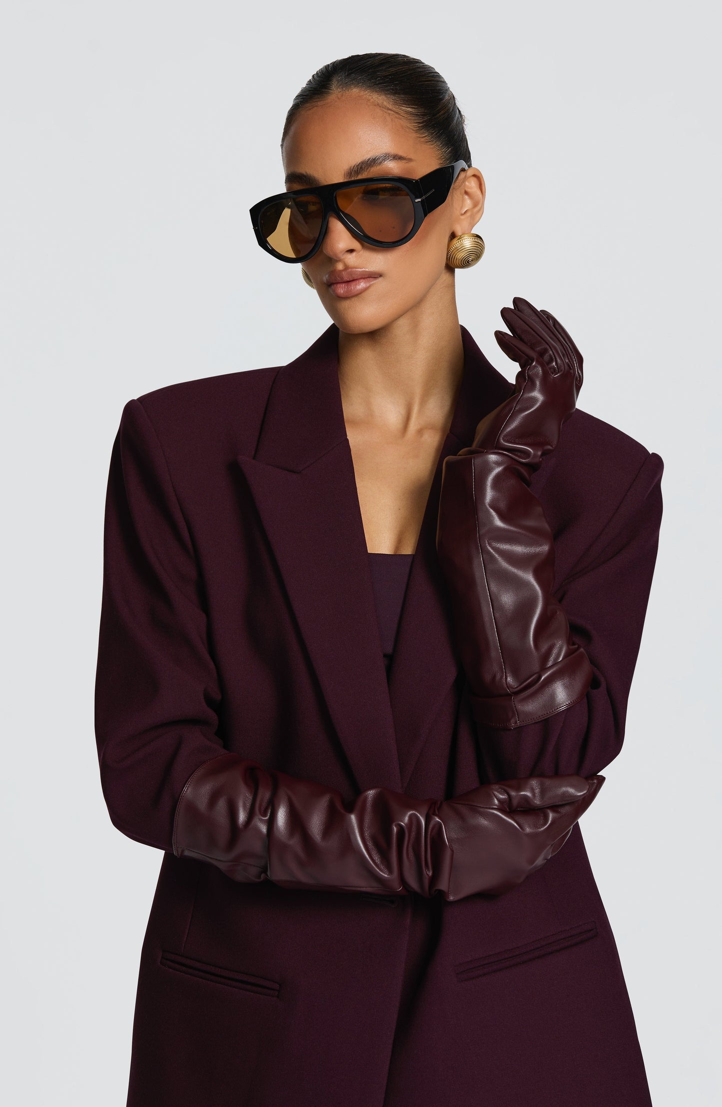 Frankie Gloves - Plum