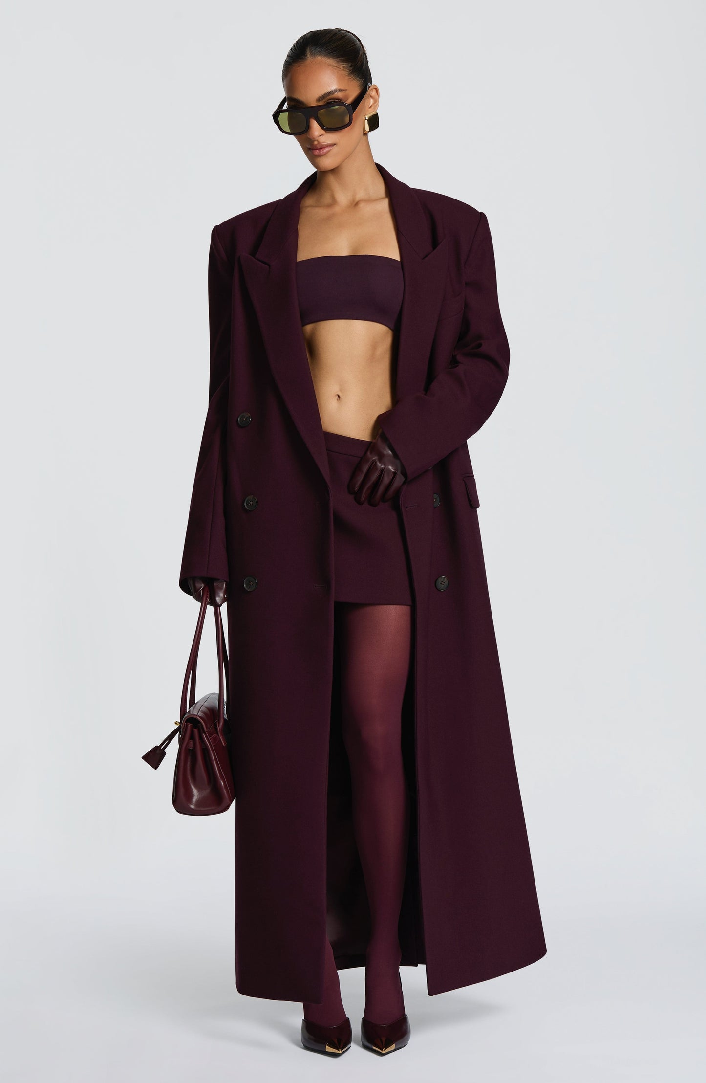 Michelle Coat - Plum