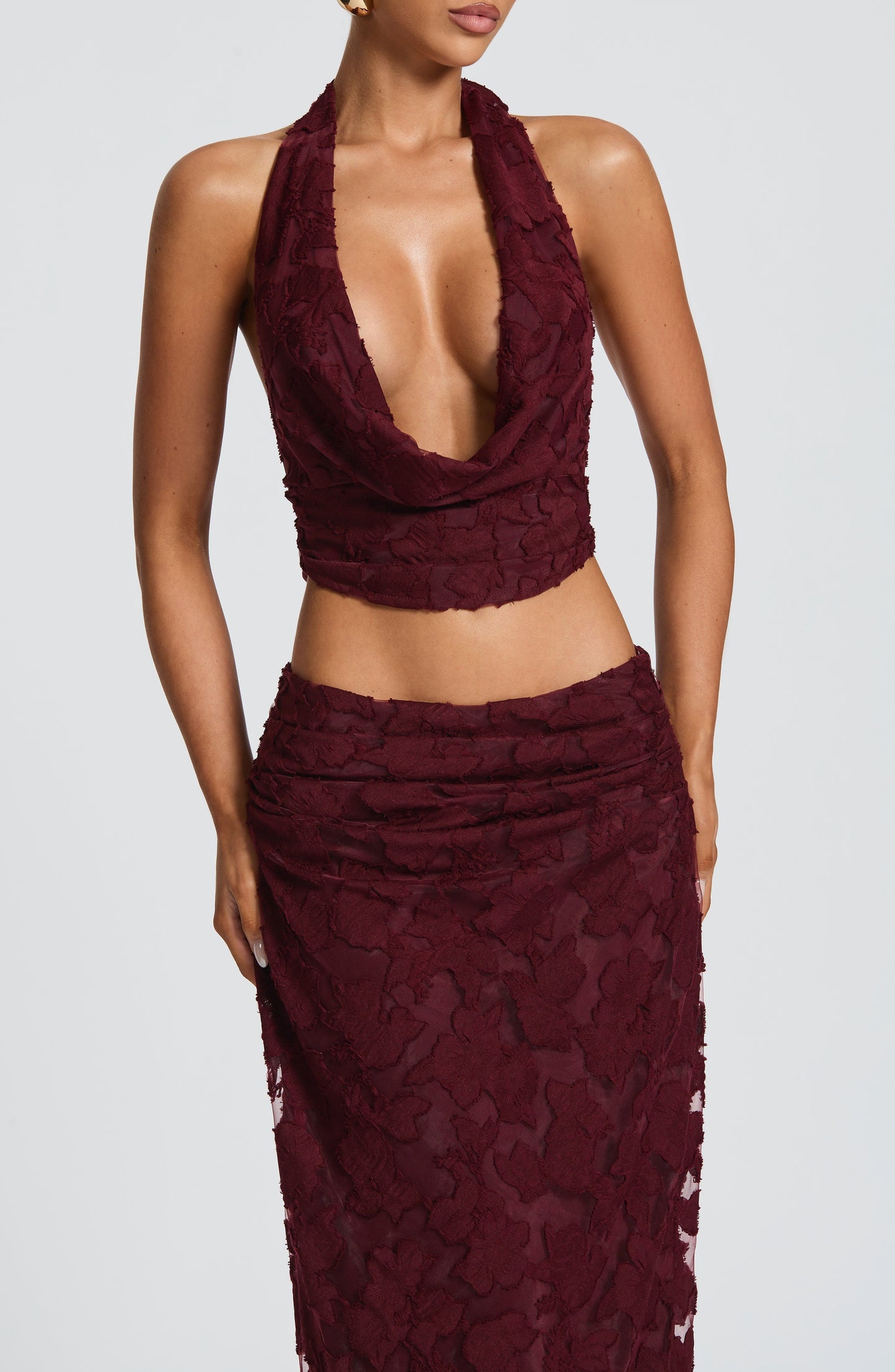 Myra Top - Cherry Lacquer