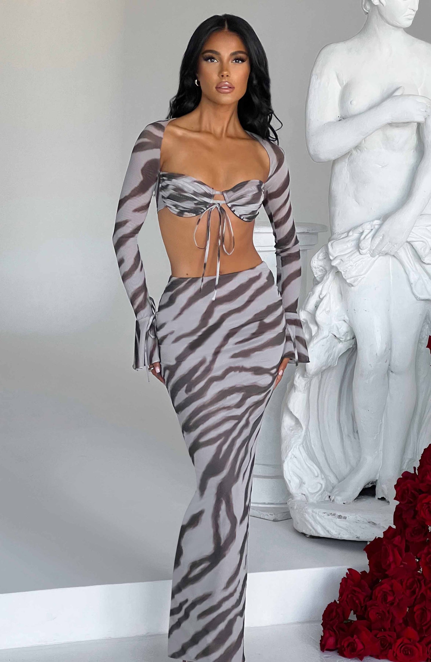 Priscilla Top - Zebra Print