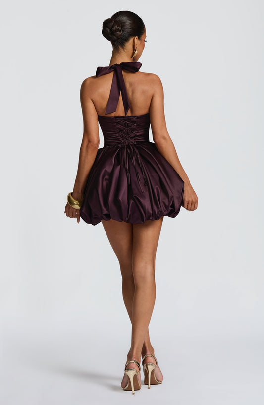 Prudence Mini Dress - Plum