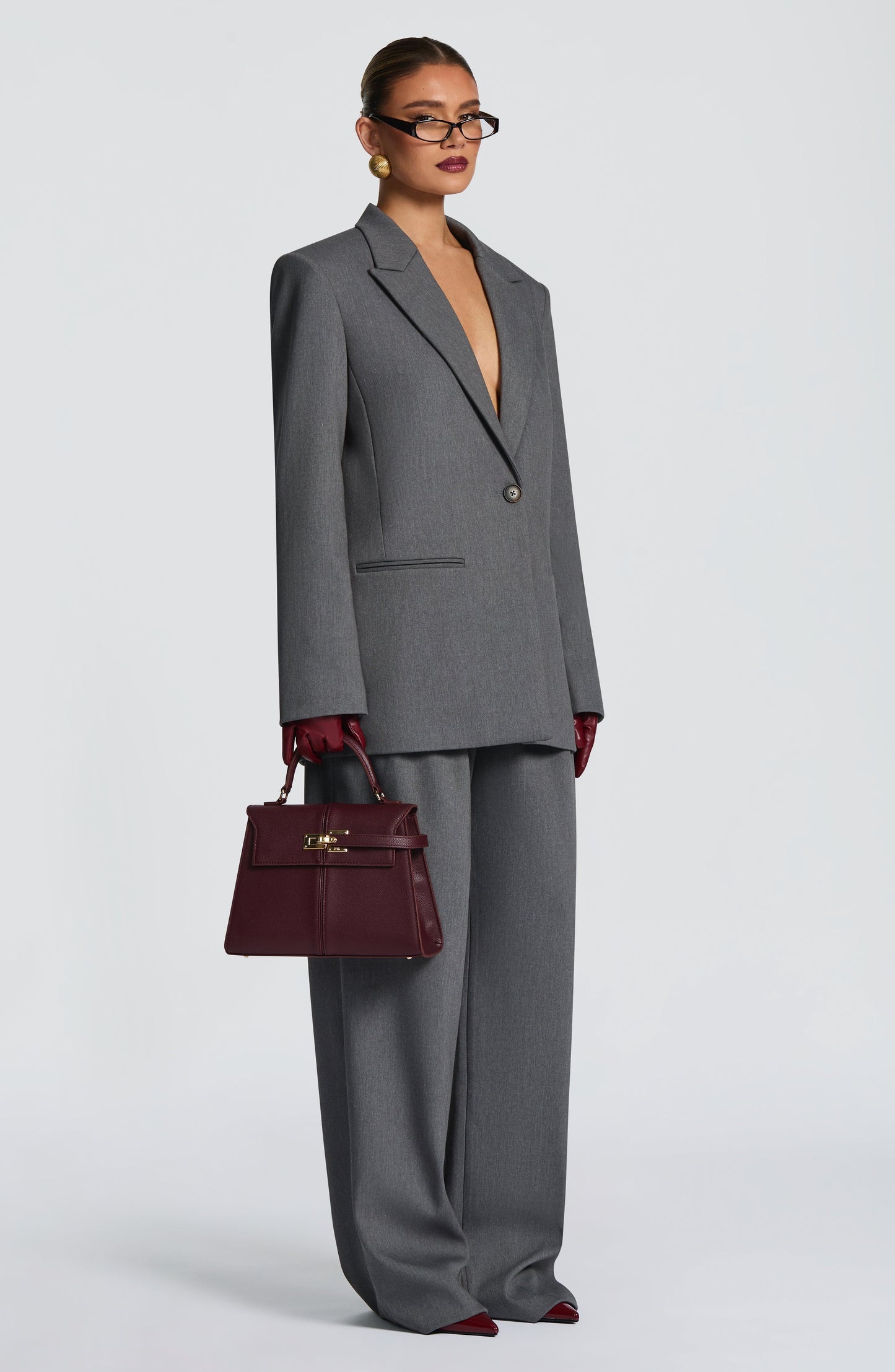 Reece Blazer - Grey Marl