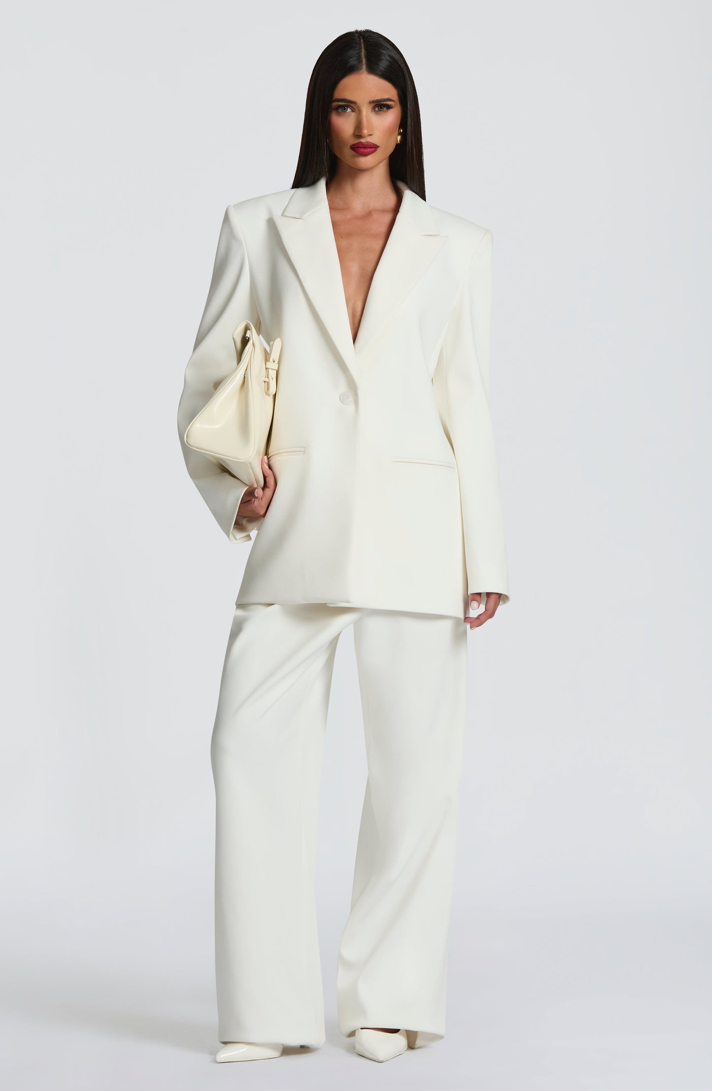 Reece Blazer - Ivory