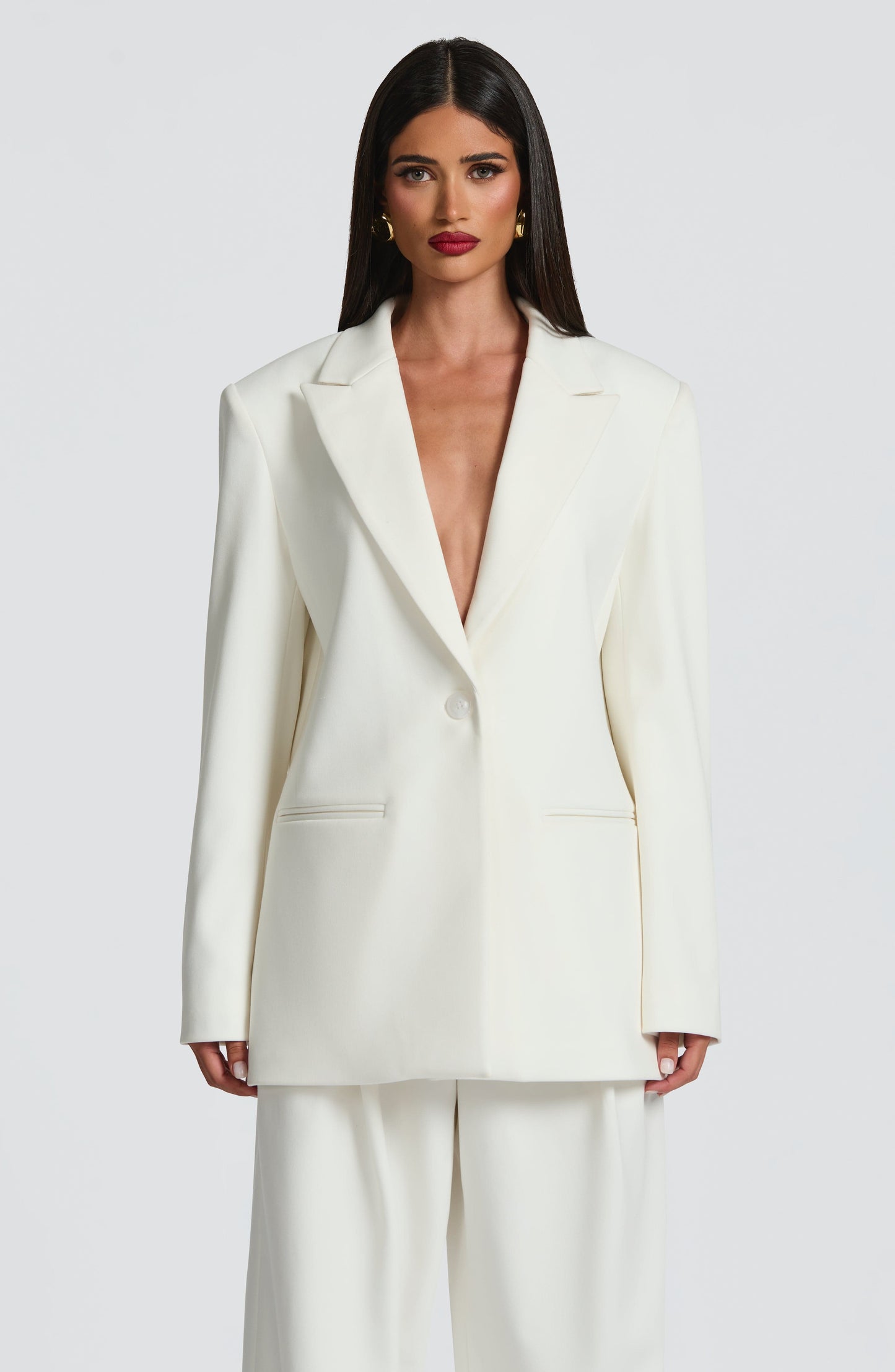Reece Blazer - Ivory