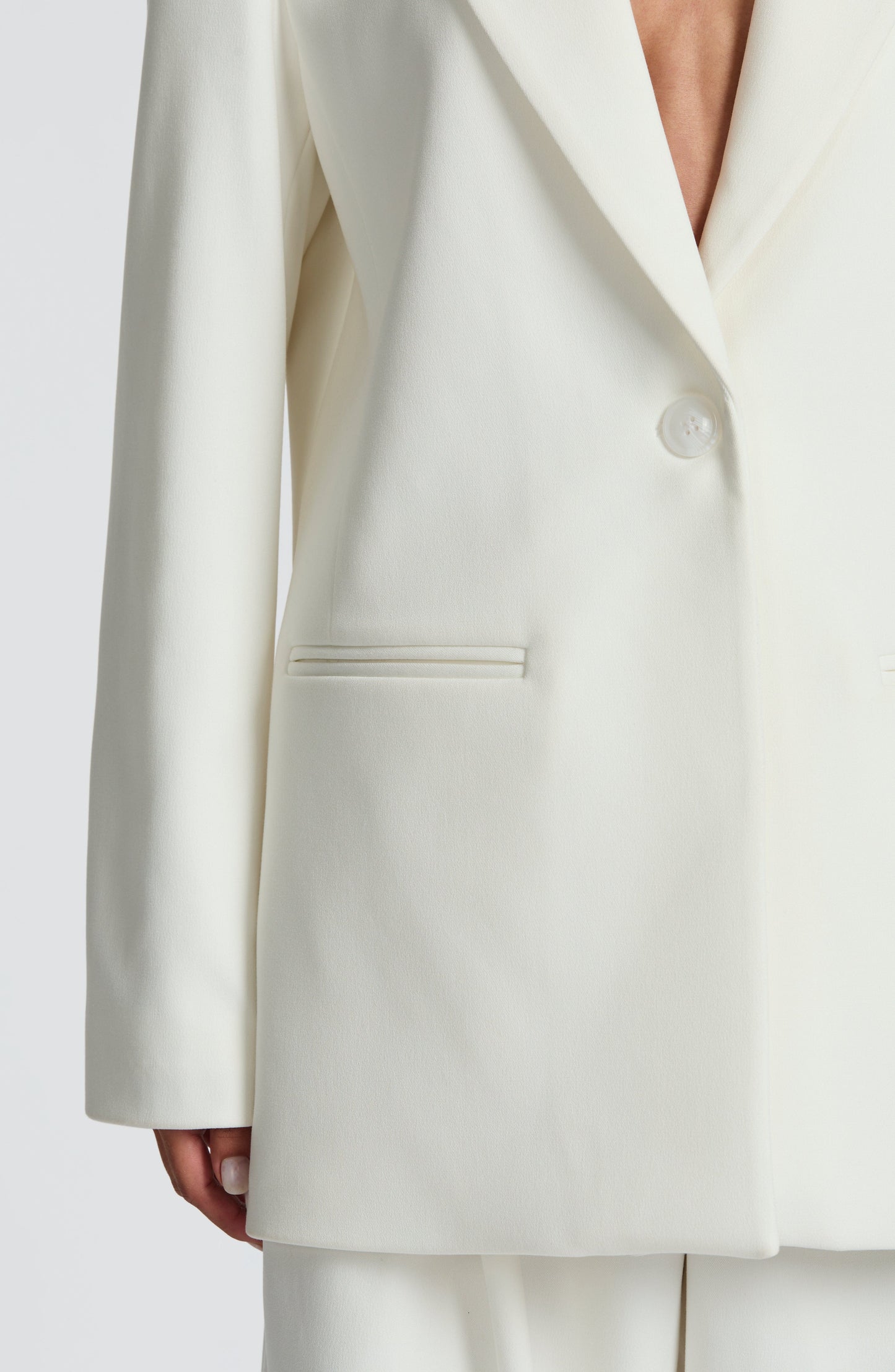 Reece Blazer - Ivory