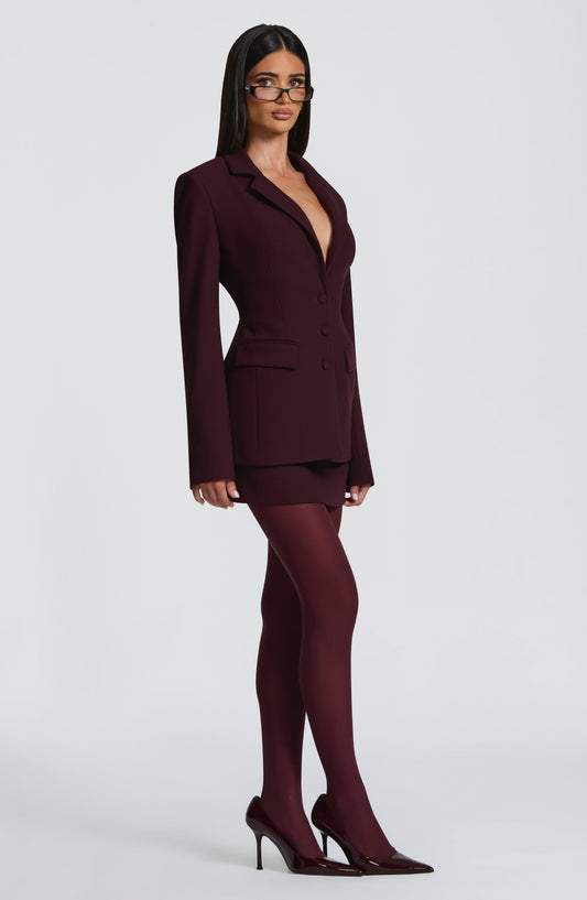 Rowena Blazer - Plum