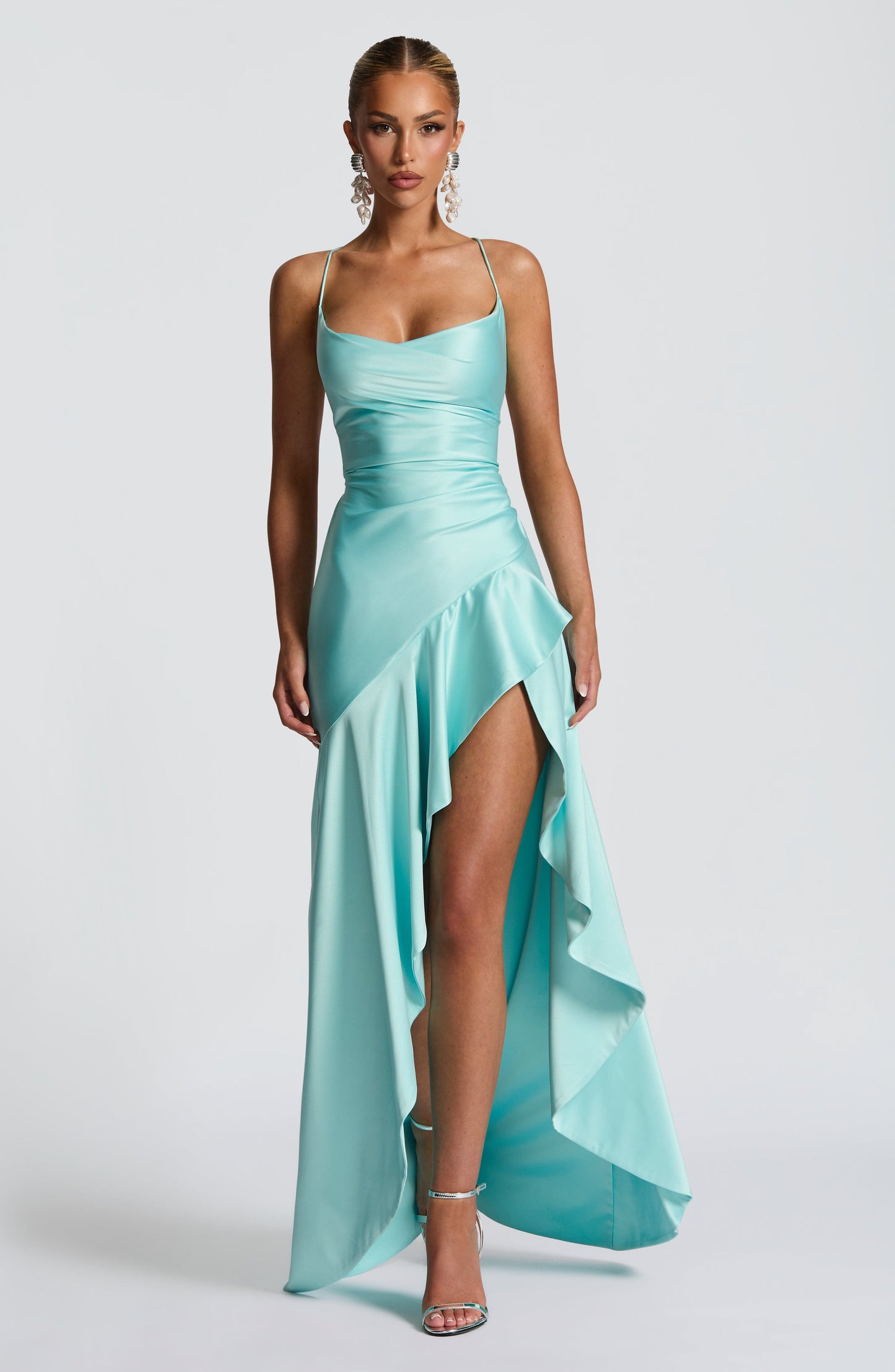 Samira Maxi Dress - Aqua