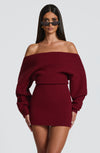 Sawyer Mini Dress - Burgundy