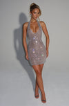 Starla Mini Dress - Silver