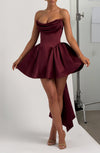 Trinity Mini Dress - Cherry Lacquer