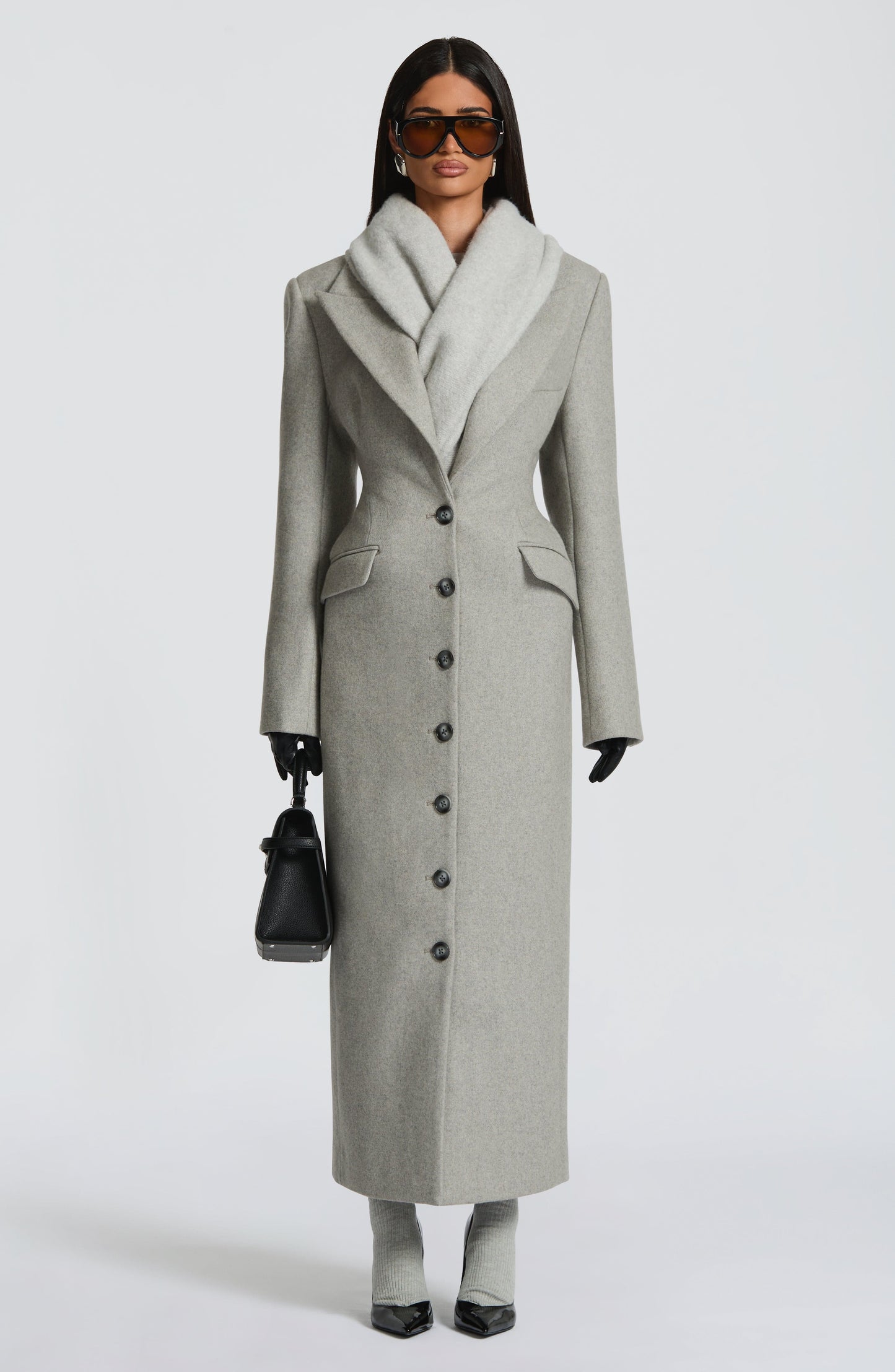 Ursula Coat - Light Grey