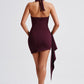 Adella Mini Dress - Cherry Lacquer