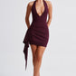 Adella Mini Dress - Cherry Lacquer