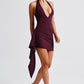 Adella Mini Dress - Cherry Lacquer