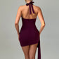 Adella Mini Dress - Cherry Lacquer
