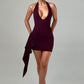 Adella Mini Dress - Cherry Lacquer