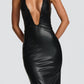 Ainsley Midi Dress - Black