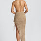 Airla Midi Dress - Beige