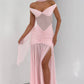 Alaia Maxi Dress - Blush