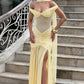 Alaia Maxi Dress - Lemon