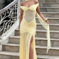 Alaia Maxi Dress - Lemon