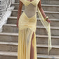 Alaia Maxi Dress - Lemon