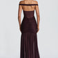 Alaia Maxi Dress - Plum