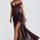 Alaia Maxi Dress - Plum