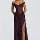 Alaia Maxi Dress - Plum
