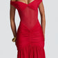 Alaia Maxi Dress - Red