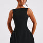 Alana Mini Dress - Black