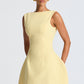 Alana Mini Dress - Lemon