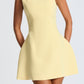 Alana Mini Dress - Lemon