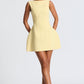 Alana Mini Dress - Lemon