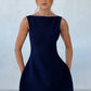 Alana Mini Dress - Navy