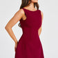 Alana Mini Dress - Wine