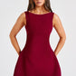 Alana Mini Dress - Wine