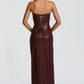Alba Maxi Dress - Burgundy