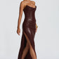 Alba Maxi Dress - Burgundy