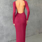 Aleena Maxi Dress - Cherry