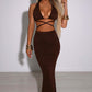 Alexa Maxi Skirt - Chocolate