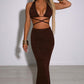 Alexa Maxi Skirt - Chocolate