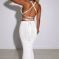 Alexa Maxi Skirt - White