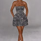 Alice Mini Dress - Grey Sparkle