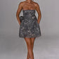 Alice Mini Dress - Grey Sparkle