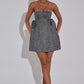 Alice Mini Dress - Grey Sparkle