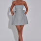 Alice Mini Dress - Silver Sparkle