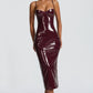 Amala Midi Dress - Cherry Lacquer